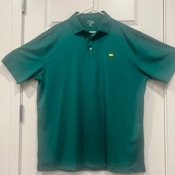 Official Masters Tech Green Performance Polo Golf Shirt size XXL. Never worn - Picture 1 of 4